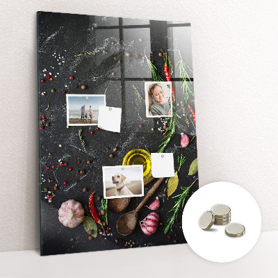 Magnetisch bord Kruidensamenstelling