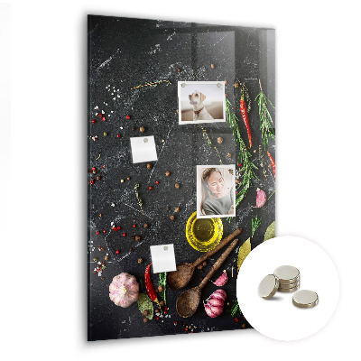 Magnetisch bord Kruidensamenstelling