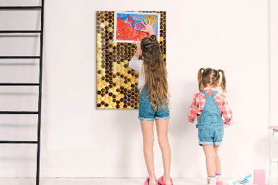 Magnetisch bord Honingraat