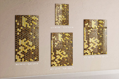 Magnetisch bord Honingraat