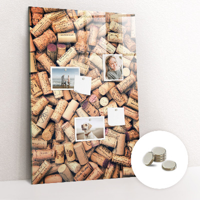 Memo bord Wijnkurken
