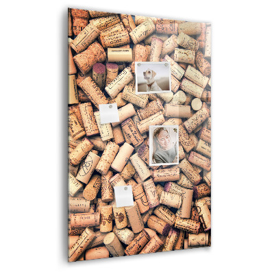 Memo bord Wijnkurken