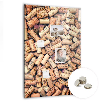 Memo bord Wijnkurken