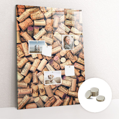 Memo bord Wijnkurken