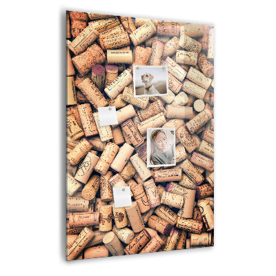 Memo bord Wijnkurken