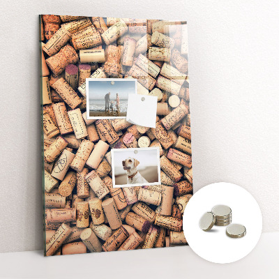 Memo bord Wijnkurken