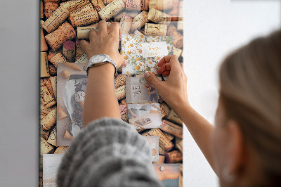 Memo bord Wijnkurken