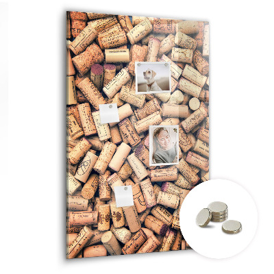 Memo bord Wijnkurken