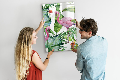 Magnetisch bord Flamingo vogel natuur