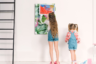 Magnetisch bord Flamingo vogel natuur