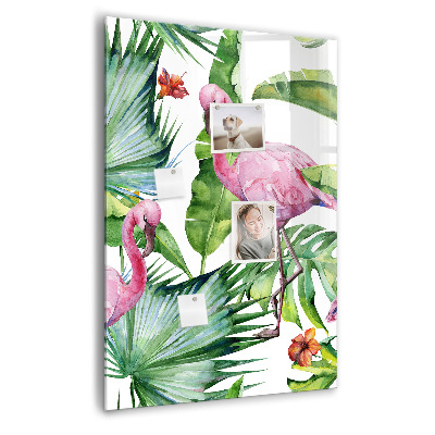 Magnetisch bord Flamingo vogel natuur
