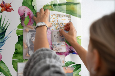 Magnetisch bord Flamingo vogel natuur