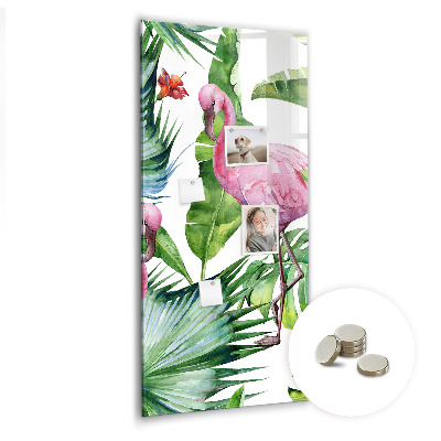 Magnetisch bord Flamingo vogel natuur