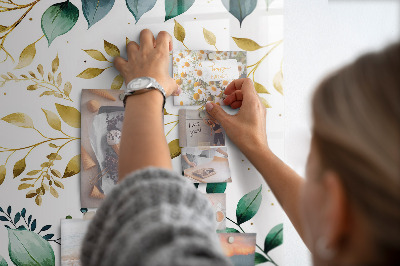 Memo bord Bloemenpatroon