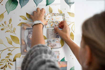 Memo bord Bloemenpatroon