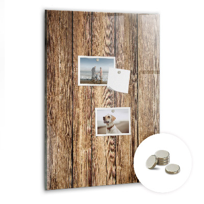 Memo bord Houtstructuur