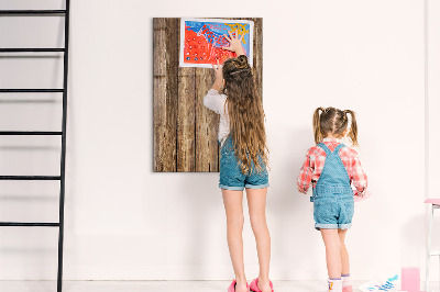 Memo bord Houtstructuur