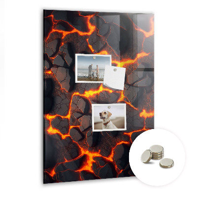 Magnetisch bord Vulkaanlava