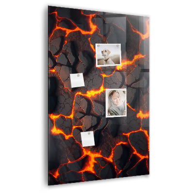 Magnetisch bord Vulkaanlava