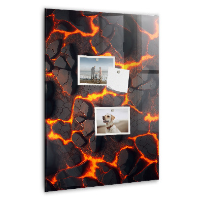 Magnetisch bord Vulkaanlava