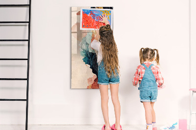 Magneetbord Abstracte vlekken