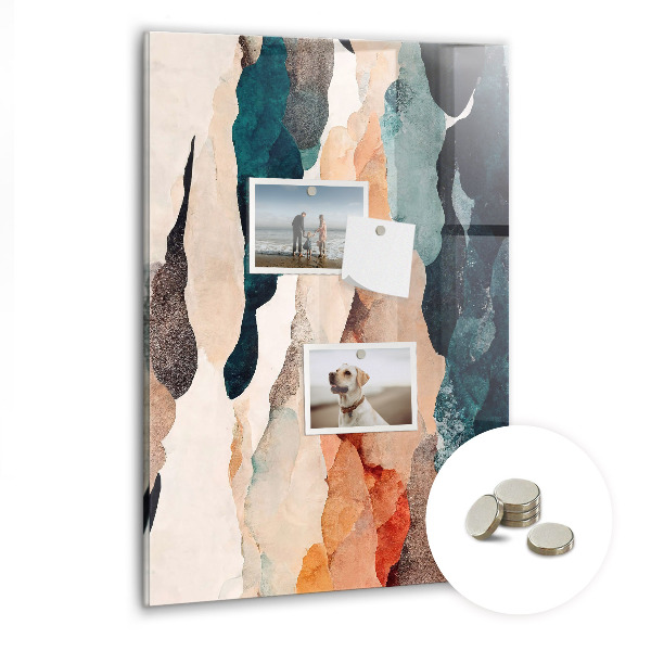 Memo bord Abstracte vlekken