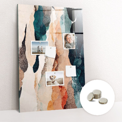 Memo bord Abstracte vlekken