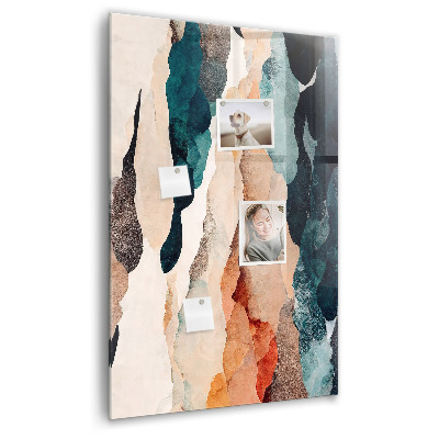 Memo bord Abstracte vlekken