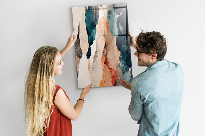 Memo bord Abstracte vlekken