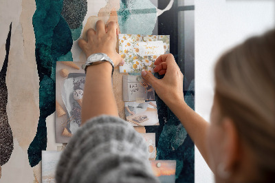 Memo bord Abstracte vlekken