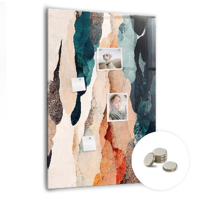 Memo bord Abstracte vlekken