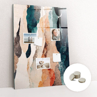 Memo bord Abstracte vlekken