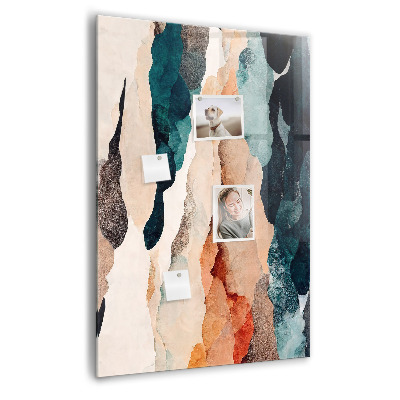 Memo bord Abstracte vlekken