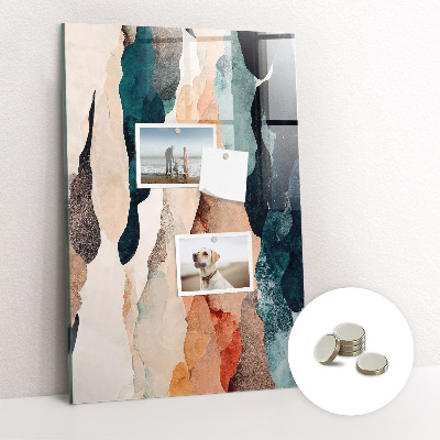 Memo bord Abstracte vlekken