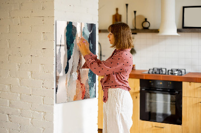 Memo bord Abstracte vlekken