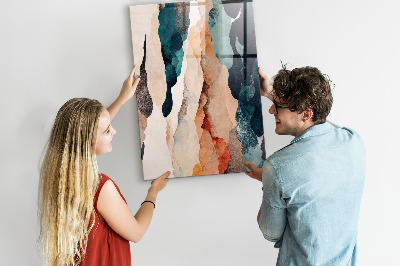 Memo bord Abstracte vlekken