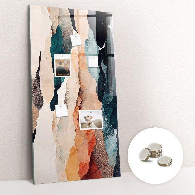 Memo bord Abstracte vlekken