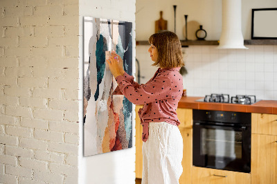 Memo bord Abstracte vlekken