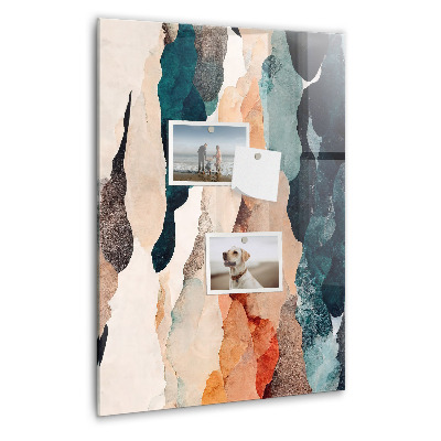 Memo bord Abstracte vlekken