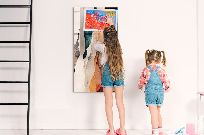 Memo bord Abstracte vlekken