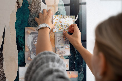 Memo bord Abstracte vlekken