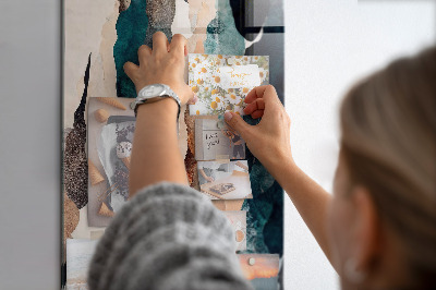 Memo bord Abstracte vlekken