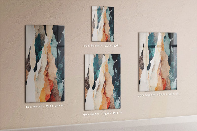 Memo bord Abstracte vlekken