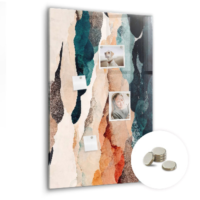 Memo bord Abstracte vlekken