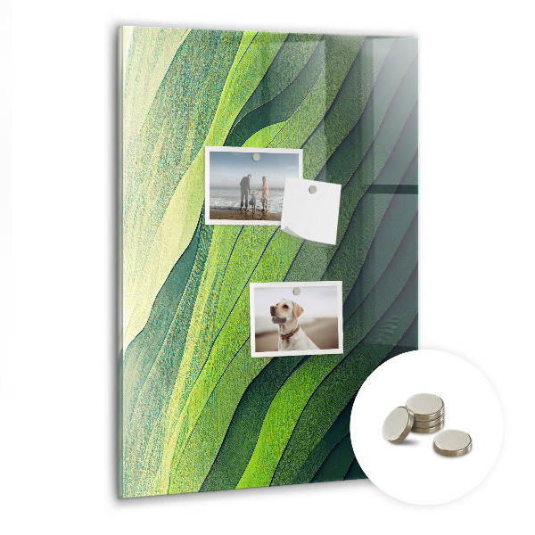 Memo bord Lijnen landschap natuur