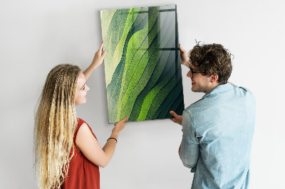 Memo bord Lijnen landschap natuur