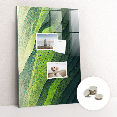 Memo bord Lijnen landschap natuur