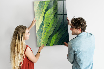 Memo bord Lijnen landschap natuur