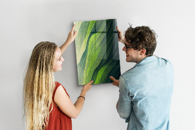 Memo bord Lijnen landschap natuur