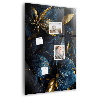 Magnetisch bord Donkere bloemen